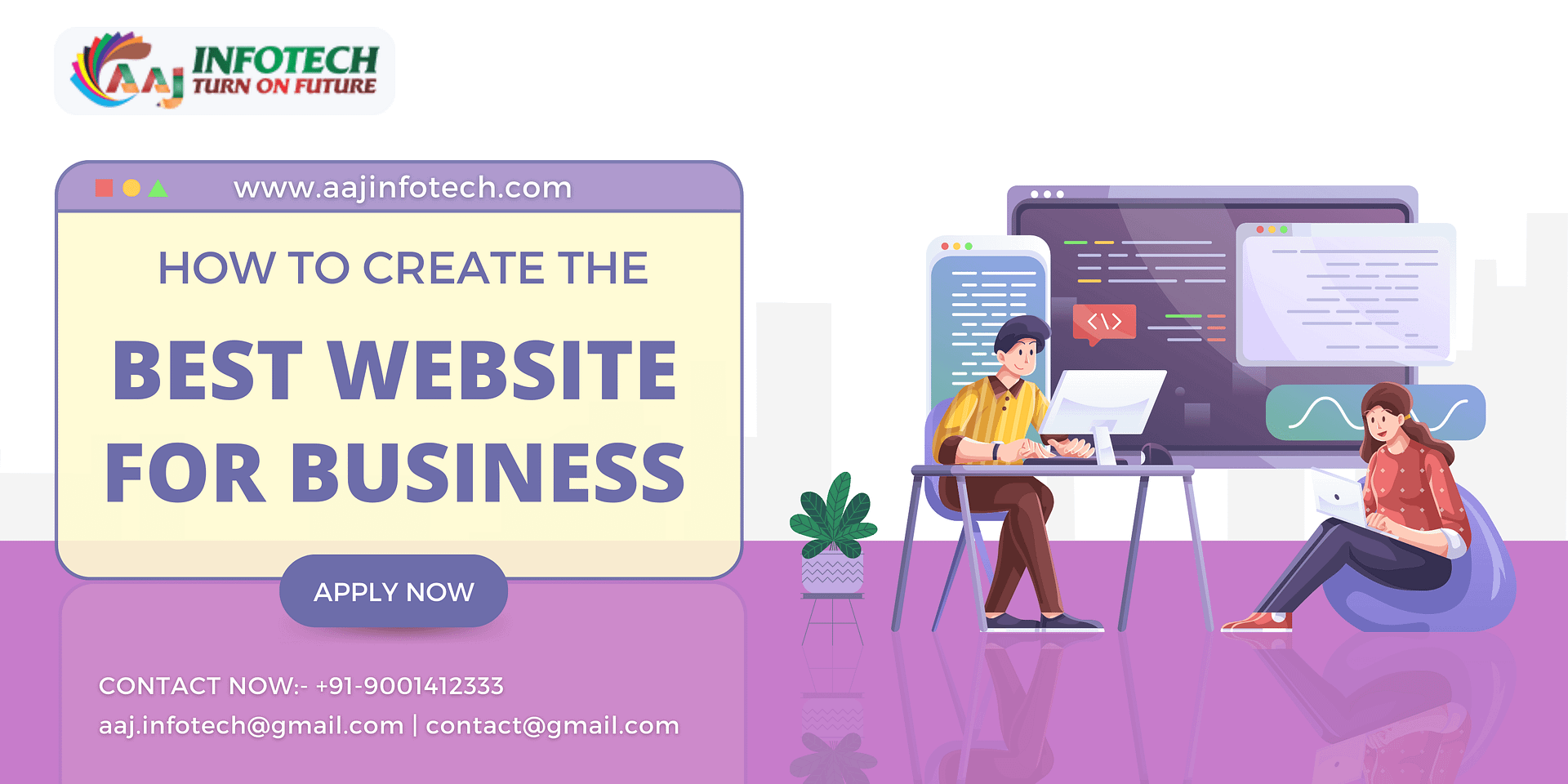 how to create the best website for business